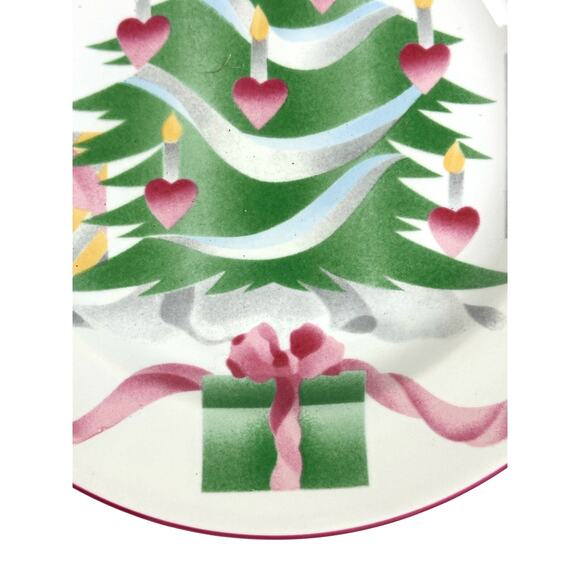 Sango Home for Christmas 1992 Indonesia Black Mark #4829 Salad Plate 7.75" - Picture 5 of 7